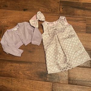 Purple and Silver matching set.